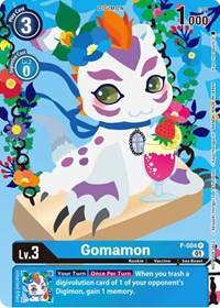 Gomamon - P-004 (Tamer's Card Set 2 Floral Fun) #P-004 P