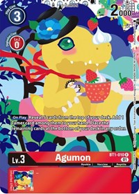 Agumon - BT1-010 (Tamer's Card Set 2 Floral Fun) #BT1-010 R