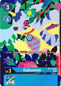 Gabumon - BT1-029 (Tamer's Card Set 2 Floral Fun) #BT1-029 R