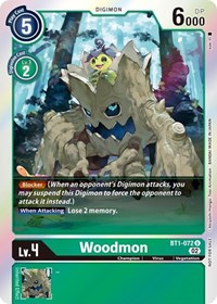Woodmon (Official Tournament Pack Vol. 6) #BT1-072 U
