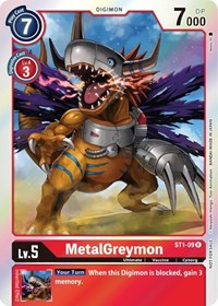 MetalGreymon (Official Tournament Pack Vol. 6) #ST1-09 R