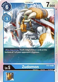 Zudomon (Official Tournament Pack Vol. 6) #ST2-09 U