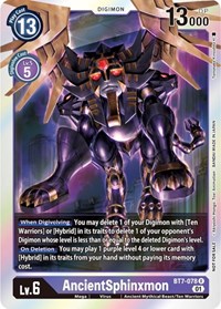 AncientSphinxmon (Event Pack 3) #BT7-078 R