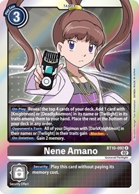 Nene Amano #BT10-092 R