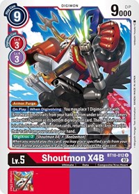 Shoutmon X4B #BT10-012 U