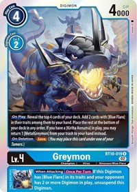 Greymon #BT10-019 R