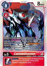 Canoweissmon #BT10-011 R