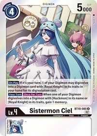 Sistermon Ciel #BT10-085 R