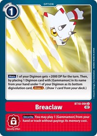 Breaclaw #BT10-094 U