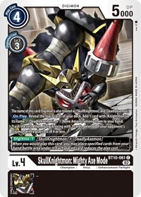 SkullKnightmon: Mighty Axe Mode #BT10-061 C