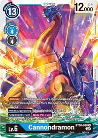 Cannondramon #BT10-028 U