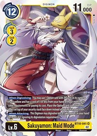 Sakuyamon: Maid Mode #BT10-041 SR