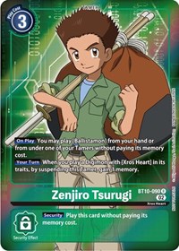 Zenjiro Tsurugi (Box Topper) #BT10-090 R