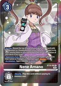 Nene Amano (Box Topper) #BT10-092 R