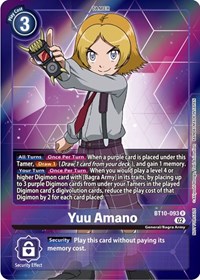 Yuu Amano (Box Topper) #BT10-093 R