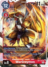 WarGreymon (ST-11 Special Entry Pack) #BT1-025 SR