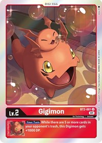 Gigimon (ST-11 Special Entry Pack) #BT2-001 U