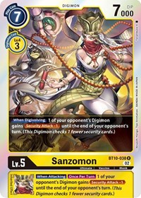 Sanzomon #BT10-038 R