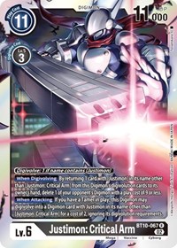 Justimon: Critical Arm #BT10-067 R