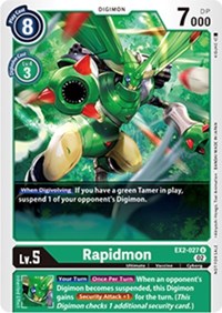Rapidmon - EX2-027 (Tamer Party Vol. 6 Promo) #EX2-027 U
