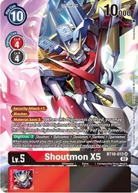 Shoutmon X5 (Alternate Art) #BT10-013 SR