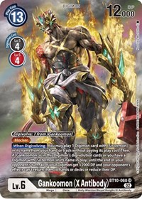 Gankoomon (X Antibody) (Alternate Art) #BT10-068 SR