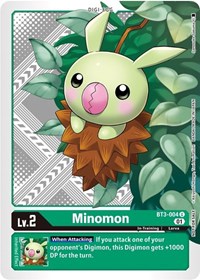 Minomon (Winner Pack Xros Encounter) #BT3-004 U