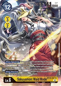Sakuyamon: Maid Mode (Alternate Art) #BT10-041 SR