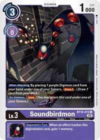 Soundbirdmon #BT10-072 C