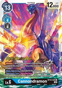 Cannondramon #BT10-028 U