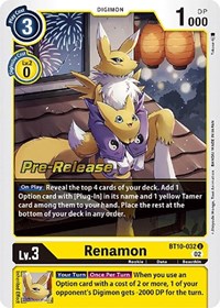 Renamon #BT10-032 U