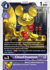 ChuuChuumon #BT10-073 U
