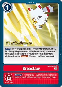 Breaclaw #BT10-094 U