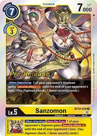 Sanzomon #BT10-038 R