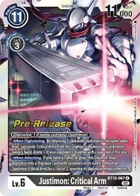 Justimon: Critical Arm #BT10-067 R
