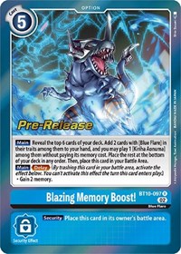 Blazing Memory Boost! #BT10-097 R