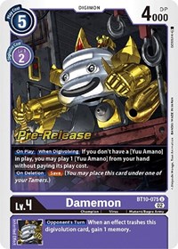 Damemon #BT10-075 U
