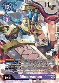 Minervamon (Alternate Art) #BT10-083 SR