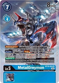 MetalGreymon (Alternate Art) #BT10-024 SR