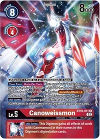 Canoweissmon (Alternate Art) #BT10-011 R