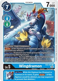 Wingdramon #EX3-020 U