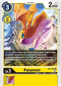 Patamon #EX3-028 C