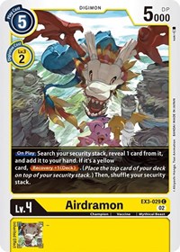 Airdramon #EX3-029 C