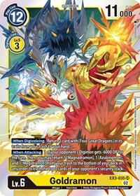 Goldramon #EX3-035 SR