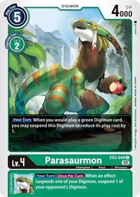 Parasaurmon #EX3-040 C