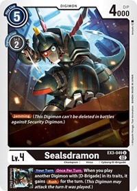 Sealsdramon #EX3-049 U