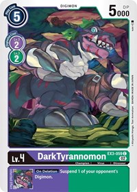 DarkTyrannomon #EX3-059 C