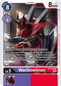 WarGrowlmon #EX3-062 U