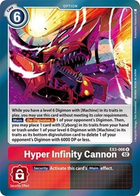 Hyper Infinity Cannon #EX3-066 R