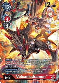 Volcanicdramon (Alternate Art) #EX3-012 SR